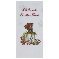 I Believe In Santa Paws Towel