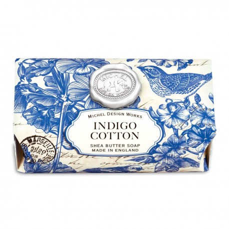 Indigo Cotton Lg Bath Soap Bar