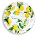 Lemon Basil Large Round Platter