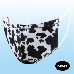 Kids Cow Protective Reusable Face Mask 2 Layers Cloth Mask (Pack of 2)