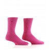 Men's Pink Athletic Bamboo Crew Socks