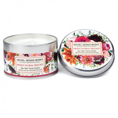 Sweet Floral Melody Travel Candle