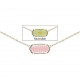 Pink Salt 14K Gold Short Chain Necklace