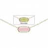 Pink Salt 14K Gold Short Chain Necklace