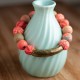 Coral Crush Gold Pacifica Bracelet