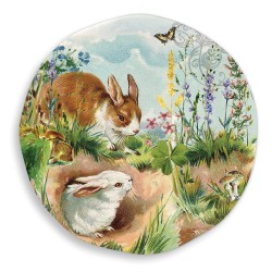 Bunny Hollow Melamine Large Round Platter
