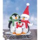 Frosty Penguin Family