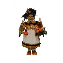 Lighted Fall Harvest Witch