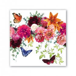 Sweet Floral Melody Luncheon Napkins