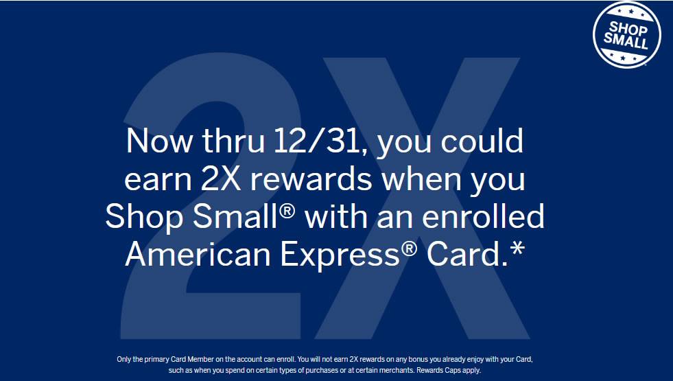 2016 Amex 2X Rewards