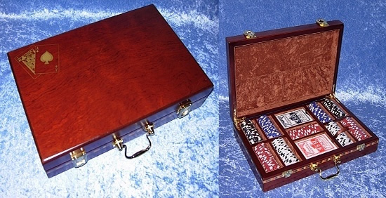 THREE STAR IMEX POKER SET