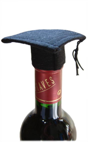 wine graduation cap