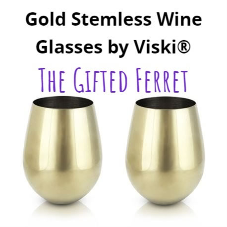gold stemless